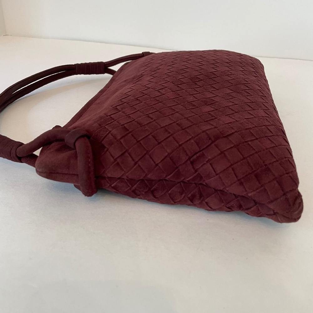 Bottega Veneta Intrecciato Suede Handbag Brown - Picture 3 of 16